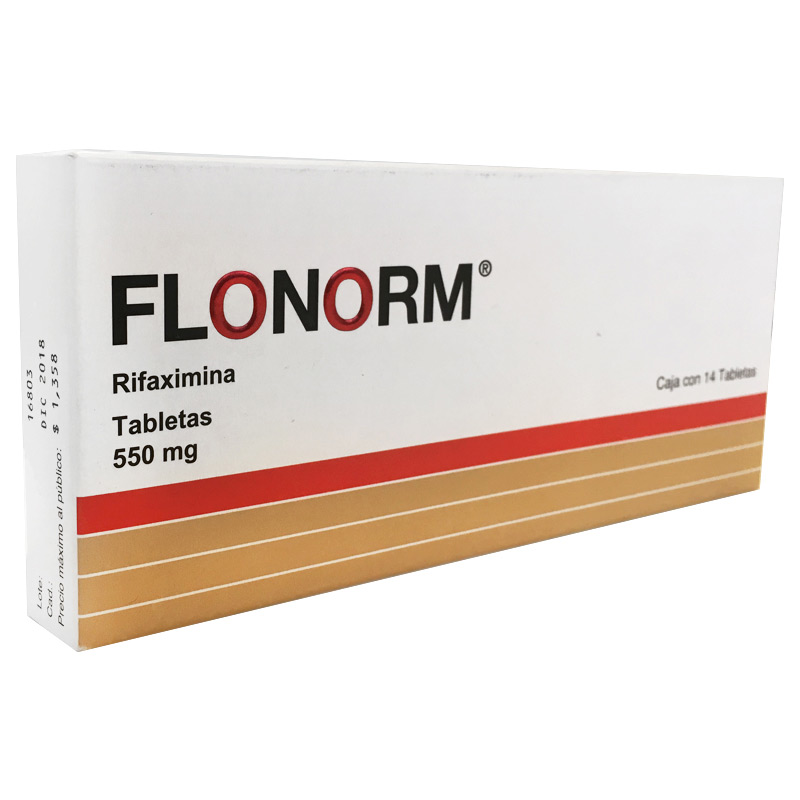 FLONORM 550 MG 14 tabs, Rifaximin